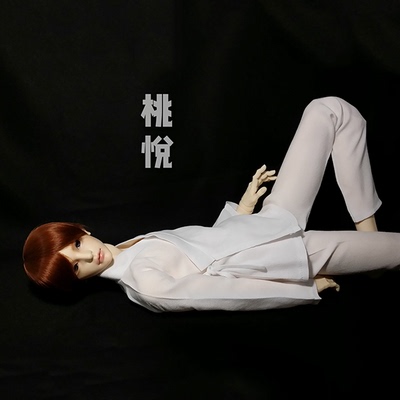 taobao agent On behalf of [Tao Yue] BJD doll costume ancient style white white jacket, pants, bottoming anti-dyeing-Dragon Soul 73ASDK