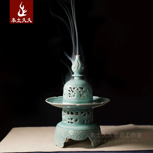 Zhu Zhiping Tianxiang Furvace Longquan Celadon