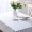 Khăn trải bàn bằng vải lanh cotton văn học retro bàn bàn tròn bàn cà phê bàn ​​châu Âu và Hoa Kỳ IKEA tối giản hiện đại khăn trải bàn màu trắng
