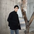 BANGBOY mẫu mùa thu đông tự chế với áo len nửa cổ màu rắn, áo len oversize Hàn Quốc áo nam Hàng dệt kim