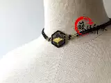 Китайский чокер ручной работы, ожерелье, двусторонняя вышивка, с вышивкой, китайский стиль