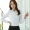 2017 mùa hè mới của phụ nữ Hàn Quốc phiên bản của tự trồng kích thước lớn áo sơ mi trắng mùa xuân áo sơ mi ngắn tay áo sơ mi của phụ nữ thời trang hoang dã áo sơ mi nữ kiểu đẹp
