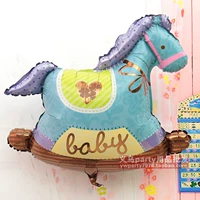 Большие домашние голубые лошади