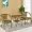 bảng ban công nhỏ và ghế đồ gỗ ngoài trời bảng vòng mây và chủ trì phối hợp của ghế mây đơn giản và giản dị ba mảnh căn hộ nhỏ - Bàn ghế ngoài trời / sân bàn ghế sân thượng