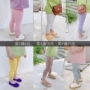 Quần áo cotton siêu mỏng Hàn Quốc 7 điểm chống nắng cho trẻ em quần legging nữ mùa hè băng lụa vải mỏng chống muỗi - Quần quần jean trẻ em