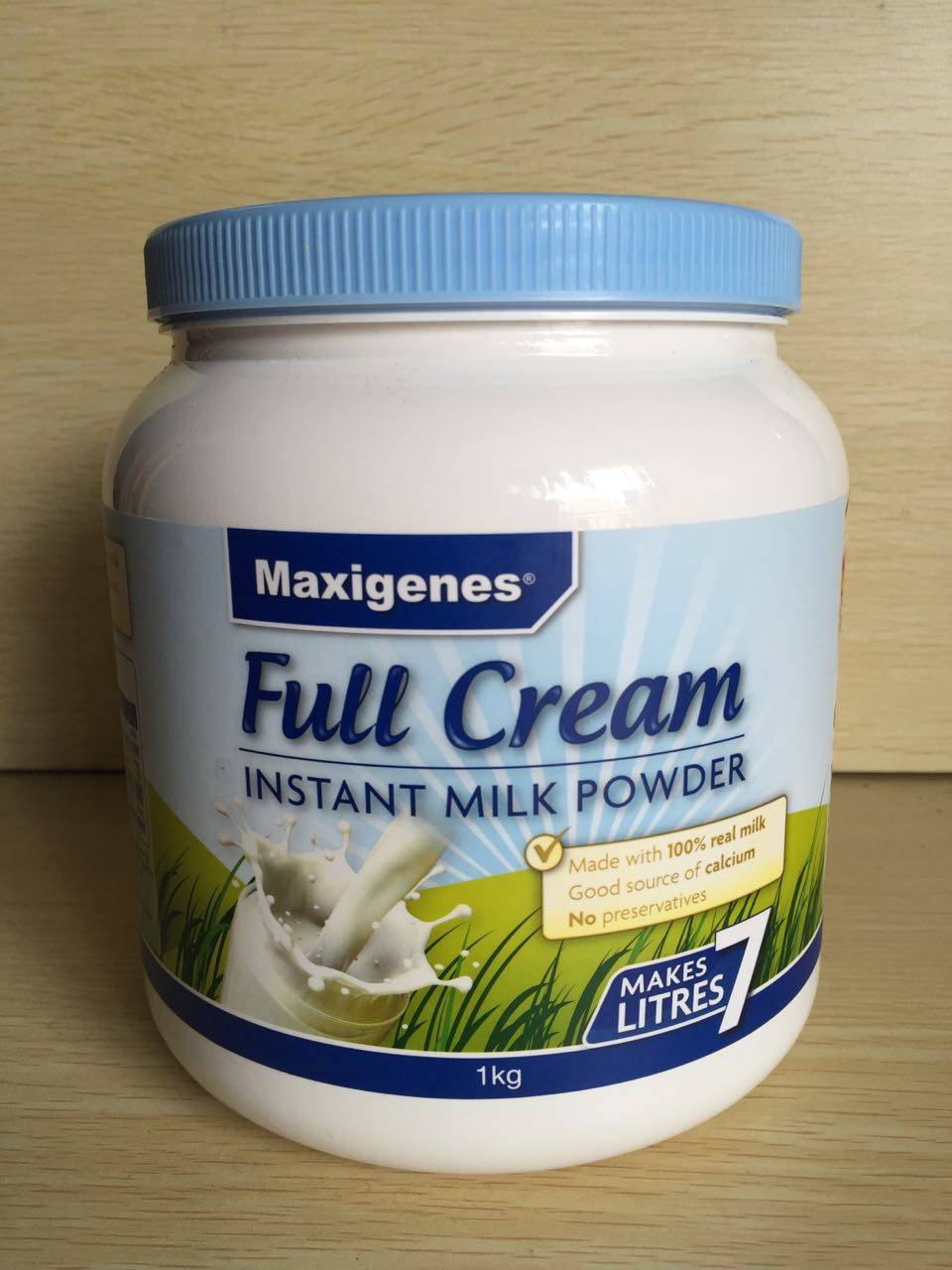 澳洲美可卓蓝胖子全脂高钙牛奶粉1kg青少年学生中老年孕妇早餐奶