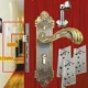 Mang khóa cửa phòng titan phòng ngủ tay cầm cơ khí gia dụng phần cứng thép gỗ nguyên khối Châu Âu lưỡi đôi giải phóng mặt bằng