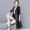 Mùa xuân và mùa thu mới 2019 Áo khoác nữ bằng da Hained trong phần dài Slim là phiên bản Hàn Quốc mỏng của áo gió nữ bằng da dày - Quần áo da