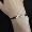 Amulet vòng tay nam phiên bản Hàn Quốc của xu hướng rung động thiết kế thích hợp sinh viên sterling bạc giản dị hoang dã cô gái đơn giản - Vòng đeo tay Clasp