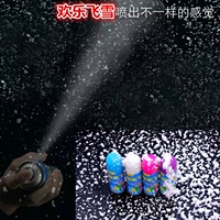 Снежинки, распыленные бутылкой снега