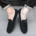 2023 Mới Anh Phong Cách Hàn Quốc Xuân Thu Nam Đậu Hà Lan Giày Da Nam Da Thật Matte Thời Trang Trẻ Trung Giày Lười Xu Hướng Giày thấp