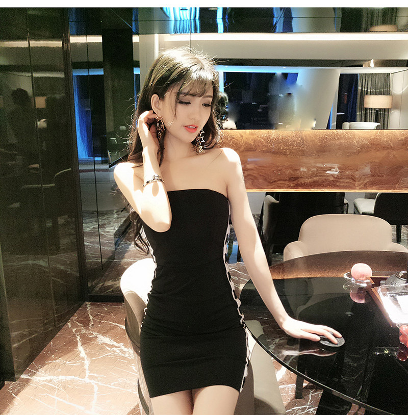 实拍 新款夜店女王抹胸连衣裙 2328