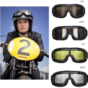 Kính râm xe máy retro retro Harley nửa mũ bảo hiểm kính xe máy cưỡi kính chắn gió - Xe máy Rider thiết bị