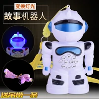 Умный музыкальный маленький робот, легкая игрушка с подсветкой, 2019, новая коллекция, раннее развитие, оптовые продажи