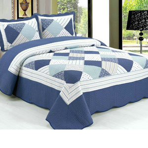 Continental cotton chần sheets điều hòa không khí mùa hè mát mẻ là cotton Hàn Quốc rửa sạch bông trải giường ba bộ đặc biệt