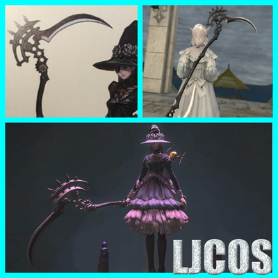 taobao agent [LJCOS] Final Fantasy 14 FF14 Dark Aida Dead Cosplay COSPLAY prop