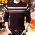 Áo len chui đầu mùa thu áo len cổ tròn nam mỏng phần áo len nam trung niên Hàn Quốc JSC8920C - Kéo qua Kéo qua
