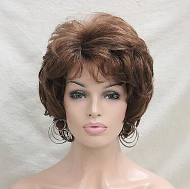 taobao agent 12 -inch chemical fiber lady high -temperature silk wig