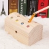 Trẻ em bằng gỗ côn trùng bắt từ bắt cá trò chơi bé đồ chơi giáo dục Montessori Early Learning 1-2 3 tuổi rưỡi Đồ chơi bằng gỗ