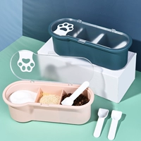 Кухня комбинированная приправа пластиковая соляная банка коробка конфиденциальности кошачья кошачья коробка приправа для приправы приправы для хранения ящика для хранения