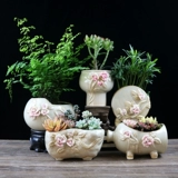 Дышащий корейский керамический креативный цветочный горшок