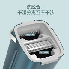 Нуля шваброй 平板拖把家用2021新款一拖免手洗懒人拖布干湿两用净地板拖地神器