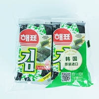 16G Корейские импортные закуски морепродукты морепродукты, кусочки морских водорослей из морских водорослей рулоны суши