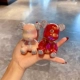Набор (розовый медведь+красный медведь)