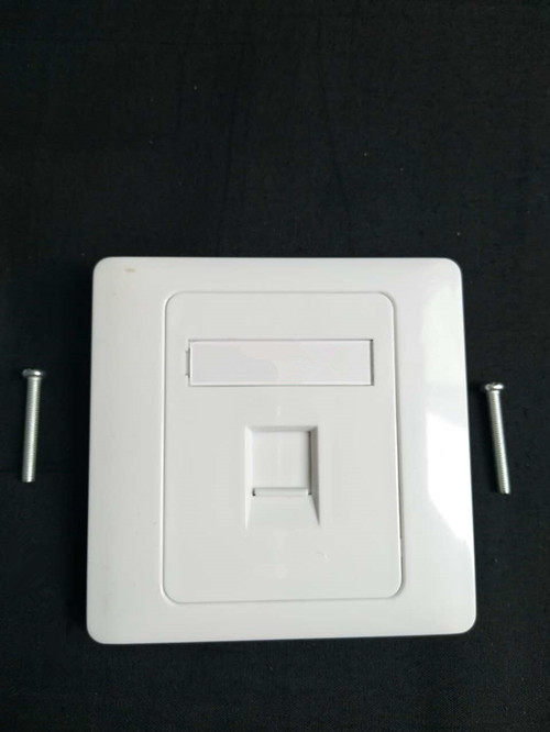 加厚型 安普一舟a1601单口面板 单孔电话信息面板 网络面板