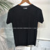 Mùa xuân và mùa hè mới Slim nam ngắn tay đan stereo băng lụa vòng cổ T-Shirt nửa tay áo đầu màu rắn t-shirt Hàng dệt kim