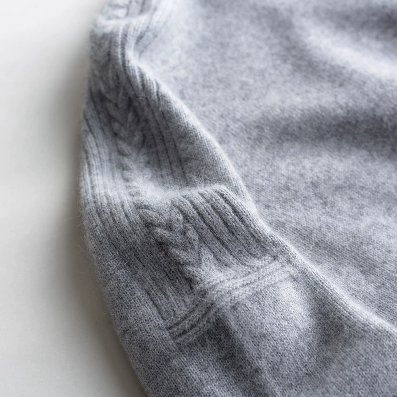 2019 mùa đông áo len cashmere mới nam cổ tròn áo len rắn kinh doanh áo len giản dị áo len lỏng - Cặp đôi áo len