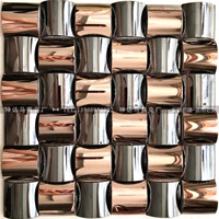 Полностью арочное розовое золото + черное