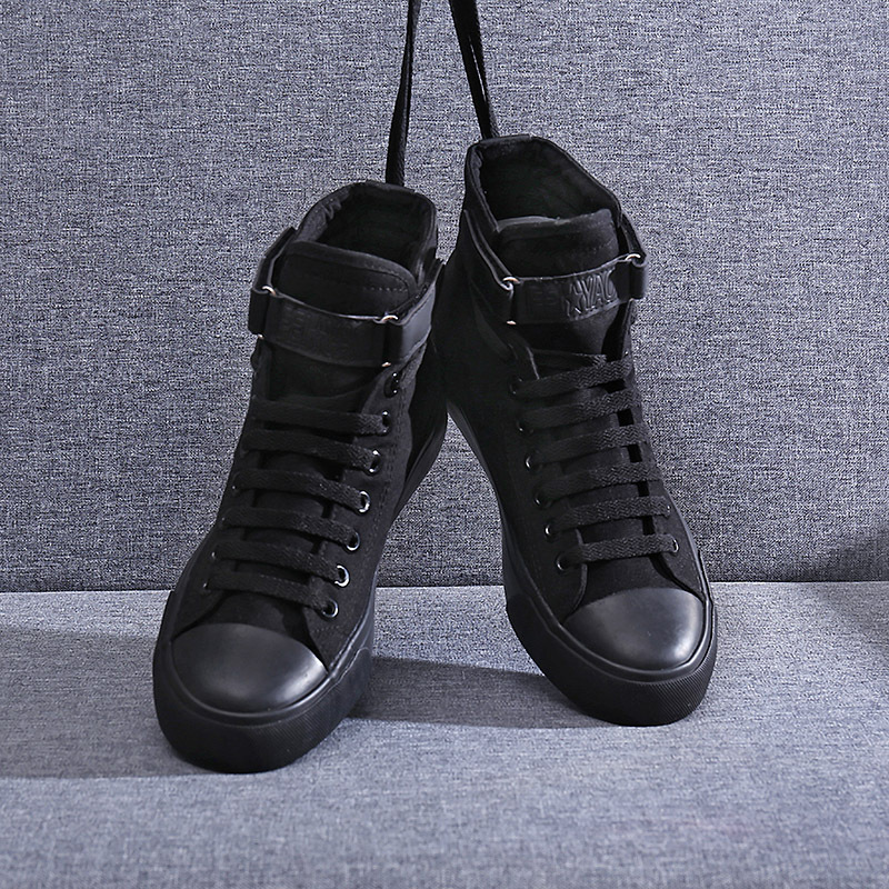 BlackHigh-topmen " scanvasshoesstudentwildcasualshoes canvas shoe