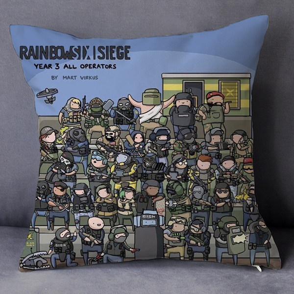 Магазин Лао Ху радуга vi Осадный DLC периферия Спальня подушка Кадры планы настроить подушка DIY подушка