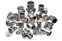 201942 48 ống thép kết nối mảnh kết nối fastener khớp nối ống bảo vệ lan can cầu thang lan can lắp, - Chốt đinh bắn sắt