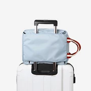 Du lịch ở nước ngoài túi lưu trữ di động có thể được thiết lập hành lý xe đẩy túi du lịch lưu trữ quần áo túi trang điểm rửa túi