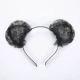 Disney headband Tóc Mickey hoop Tang Yixin với cùng một ngôi sao Mickey tai headband rửa mặt phụ kiện tóc headband - Phụ kiện tóc