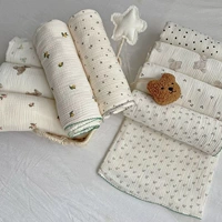Марлевое детское хлопковое летнее одеяло для новорожденных