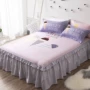Bộ phim hoạt hình trải giường bằng vải bông trải giường đơn mảnh cotton 1,5 m 1,8m nệm chống trượt chống bụi 	chân váy giường