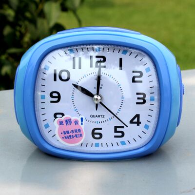 正品北极星台式闹表定时简约欧式时尚学生闹钟小巧可爱静音带夜灯