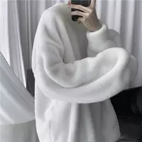 Фланелевая белая толстовка