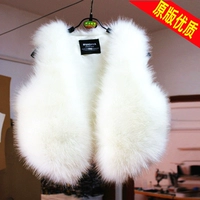 2018 thu đông mới Hàn Quốc áo lông thỏ ngắn vest nữ Hained áo dài lông thỏ đặc biệt ưu đãi áo dạ lông cừu hàn quốc