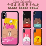 Apple, мультяшный чехол для телефона XS Max, iphone, защита при падении