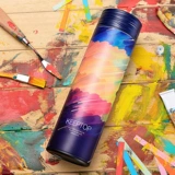 Модный вакуумный стакан подходит для мужчин и женщин из нержавеющей стали, портативная чайная чашка для влюбленных