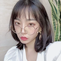 Phiên bản tiếng Hàn mới của phong cách retro retro retro ulzzang đa giác lưới phần kính đỏ phụ nữ có độ kính râm