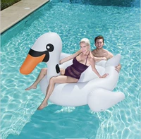 Плавательный круг для взрослых, надувная игрушка, водный лебедь, фламинго, увеличенная толщина, единорог