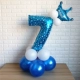 Синий номер 7