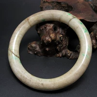 Антикварная антикварная древняя нефритовая старая нефритовая коллекция старого жадита плавучих цветочных круглых решетки и изумрудно