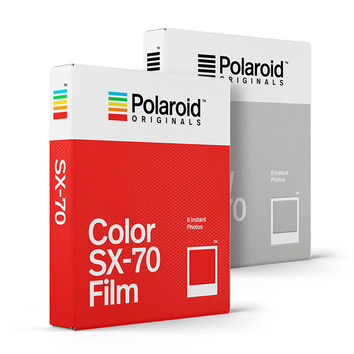 polaroid originals 宝丽来sx70相纸 经典 白边彩色 白边黑白相纸