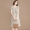 Tháng chín Mo Mo 2018 mùa hè mới của phụ nữ Hàn Quốc phiên bản của các sọc dài ăn mặc nữ casual loose Một từ váy